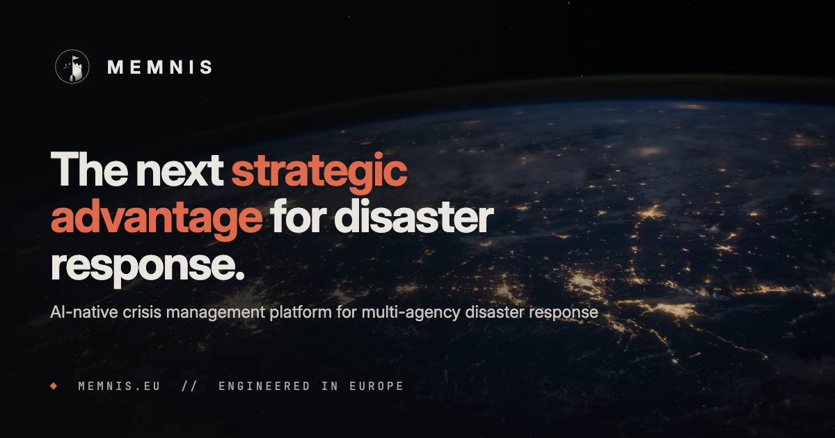 Memnis, plateforme de gestion de crise